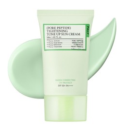 Fully Pore Peptide Tightening Tone-up Sun Cream Green Tone-up Sun Cream Redness Cover, 1 pc, 50ml / 풀리 포어 펩타이드 타이트닝 톤업 선크림  그린 톤업 선크림 붉은기 커버, 1개, 50ml