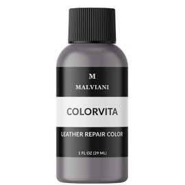 MALVIANI Leather Repair Color Restorer - Taupe Gray - Repair Sofa, Car Seat, Furniture, Bag & Couch - 1 oz.