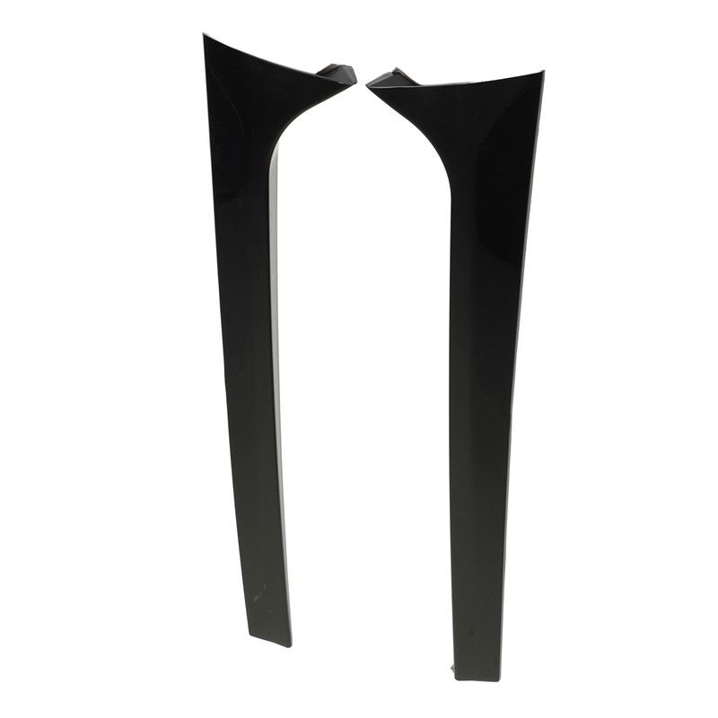 1Pair Rear Window Side Spoilers Gloss Black Air Resistance Reduction