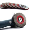 YDROWN 5 Inch Diamond Grinding Electroplated Flap Disc for Glass