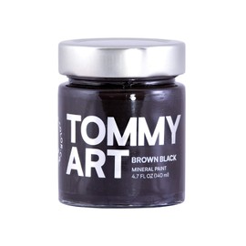 Tommy Art Chalk-Based Mineral Paint 140ml-Brown Black