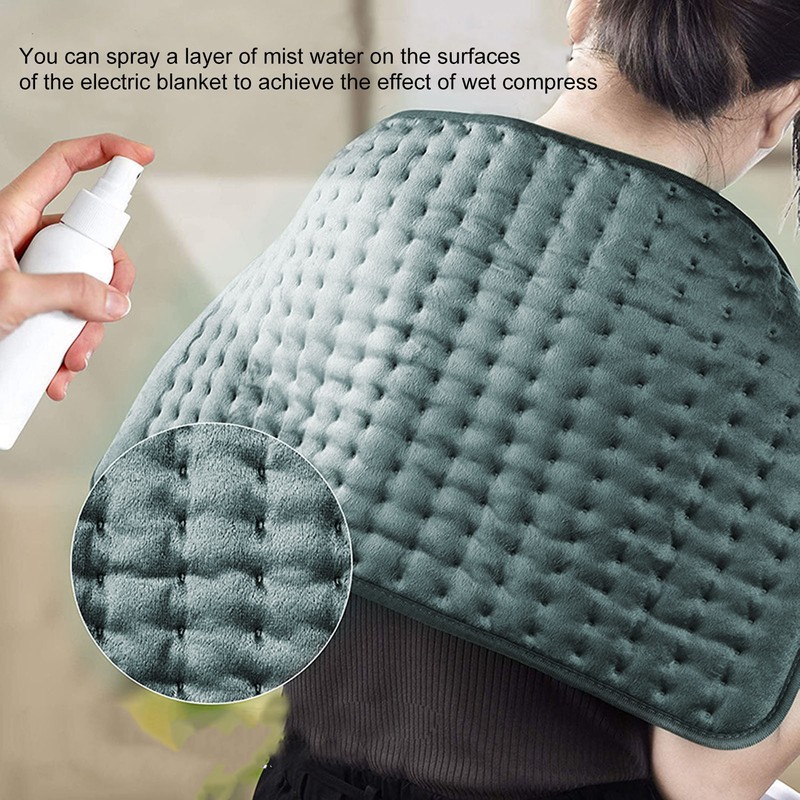 Back Electric Heating Pad 6 Levels Rapid Heating 60x30cm Soft
