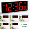 Soobest LED Digital Wall Clock, Large Digital Clock Bold Numbers