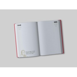 ScuolaZoo 2024-2025 School Diary with Memes and Stickers, Available with 6 Covers and 2 Sizes (Total Black, 11 x 15 cm)