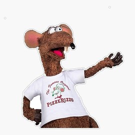 Rizzo The Rat Sticker Bumper Sticker Vinyl Decal 5"