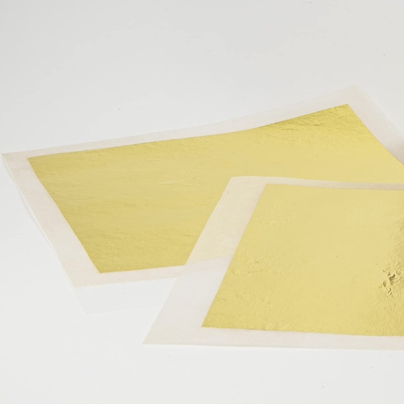 SELVA Dukat Double Gold 10 Sheets 80x80mm Genuine 23k Gold