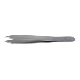 BlueInox Technical Straight Tip Tweezer with Smooth Interior Stainless Steel