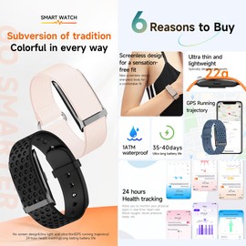 Fitness Tracker Men's Smart Health Wristband, Wearable Tracker for Health, 5ATM Fitness Watch with Heart Rate SpO2, Sleep Monitor, 100+ Sports Modes Watch, Activity Tracker for Android iOS (Black)