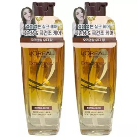 L'Oreal 로레알 엑스트라 오디네리 오일 리치 극손상 헤어에센스 트리트먼트 100ml 2개 L'Oreal Extraordinary Oil Rich Damage Hair Essence Treatment 100ml 2pcs