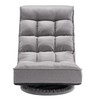 VEVOR Swivel Floor Gaming Chair, 360-Degree Rotating Foldable Lounge Chair