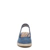 LifeStride Womens Kayden Wedge Sandal Blue Denim 8 W