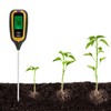 4‑in‑1 Soil Moisture Temperature Light PH Tester Meter Gardening Tools