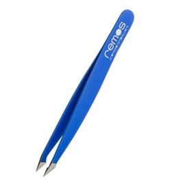 Remos Combination Tweezers Slanted / Pointed with Double Function Stainless Steel 9 cm Splitter tweezers and hair tweezers in one.