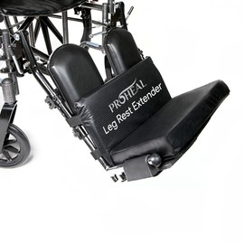 Wheelchair Leg Rest Extenders - Prevents Foot Drop and Contact with Wheel Chair Pedal - Wheelchair Accessories to Lift Foot, Align Posture and Seat Position - 22" - 24" - 1" High