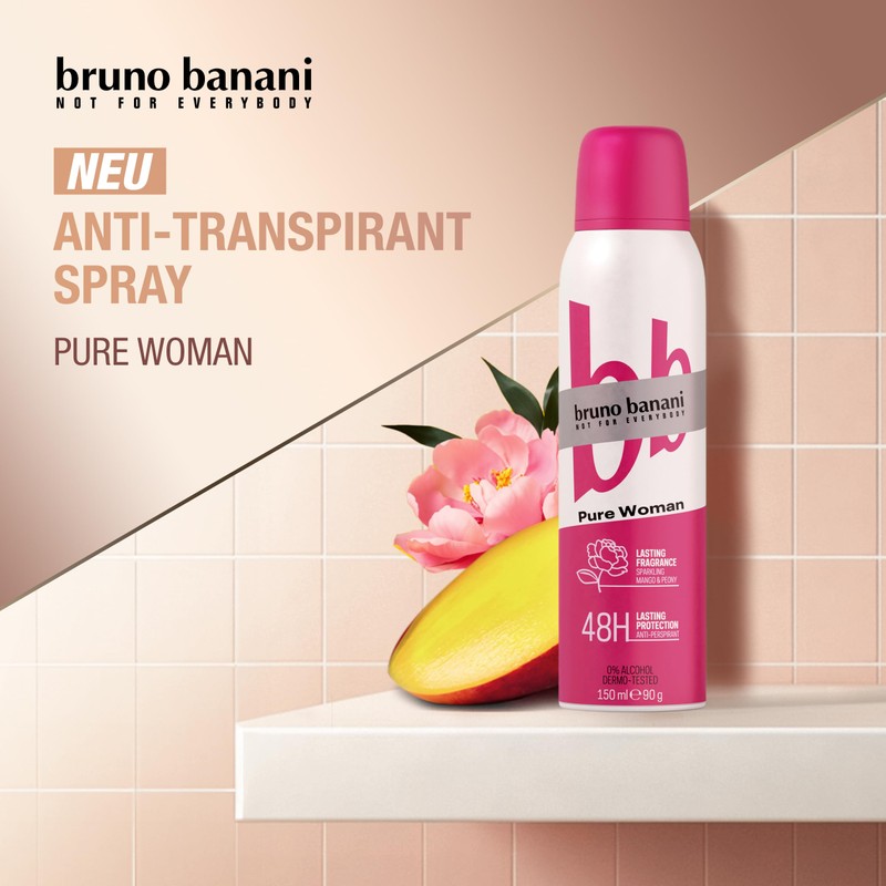 bruno banani Antiperspirant Pure Woman 150 ml