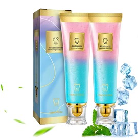 2Pcs Niacinamide Whitening Toothpaste, Bright White Toothpaste for Fresh Breath, Nicotinamide Dazzling White Toothpastes, Removal Tooth Stains, Complete Care Dazzling White Toothpastes