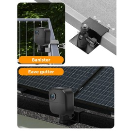 Blink Camera Gutter Mount Compatible with Blink Outdoor 4 (4th Gen)/(3rd Gen) & Blink XT / XT2 Camera, Blink Gutter Mount 360° Adjustable Weatherproof Alloy Mount Bracket for Blink Camera, 2 Pack