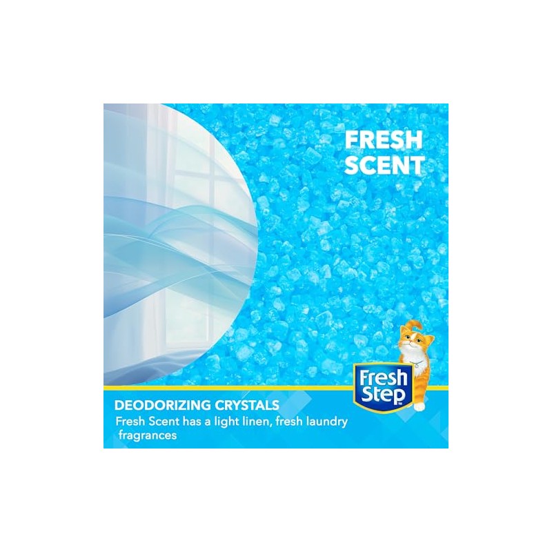 Fresh Step Cat Litter Crystals Deodorizer, Non Toxic Odor Neutralizing