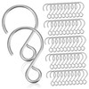 Ciieeo 100Pcs Hooks for Hanging Heavy Duty S Hooks for