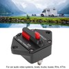 DC 32V Circuit Breaker with Switch Manual Reset Waterproof for