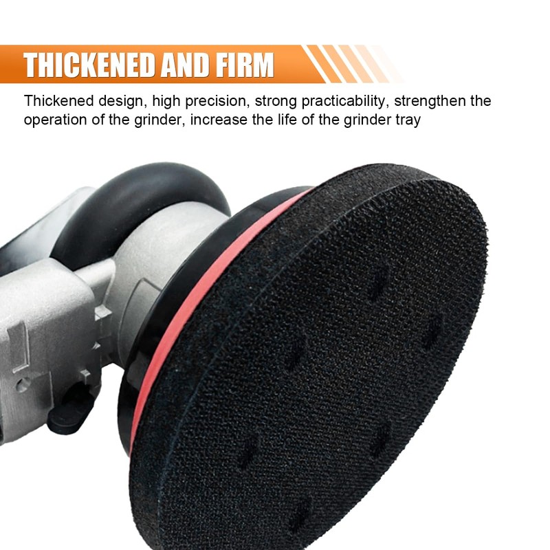 5 Inch 8 Hole Hook and Loop Backing Pad Protector