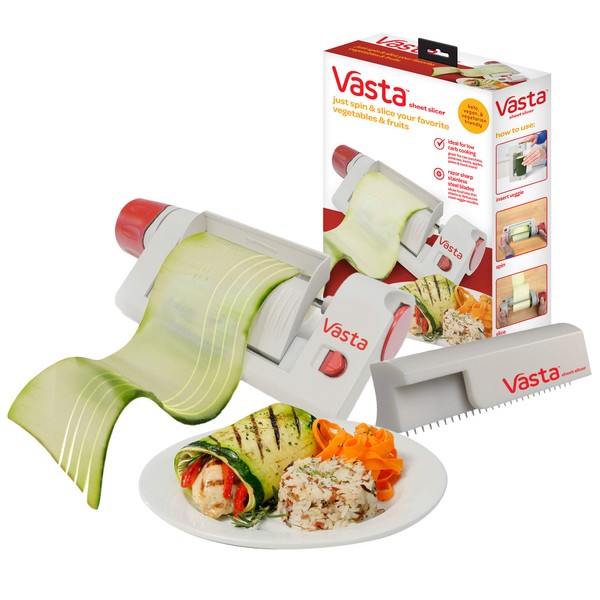 (Vasta) - Vasta Vegetable & Fruit Sheet Slicer - BPA-Free