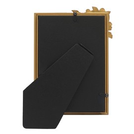 GIFTY GIFTY Vintage Grey Thin Boarder Floral Photo Frame / 4x6 In | For Vertical and Horizontal Display on Tabletops | Perfect for Home Decor, Wedding, Graduation, Or Milestone Photos Gift Box