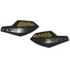 Can-Am New OEM Black and Yellow Handlebar Wind Deflectors, 715000525