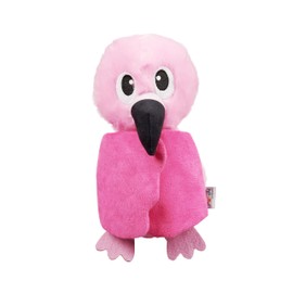 Outward Hound Nina Ottosson Hide-Ablez Plush Dog Puzzle with Treat Ball, Flamingo, Pink