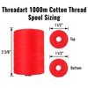 Threadart 100% Cotton Thread | for Quilting, Sewing, and Serging
