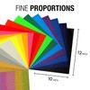 VEGIXO Heat Transfer Vinyl Sheets - Pack of 32 Pcs,