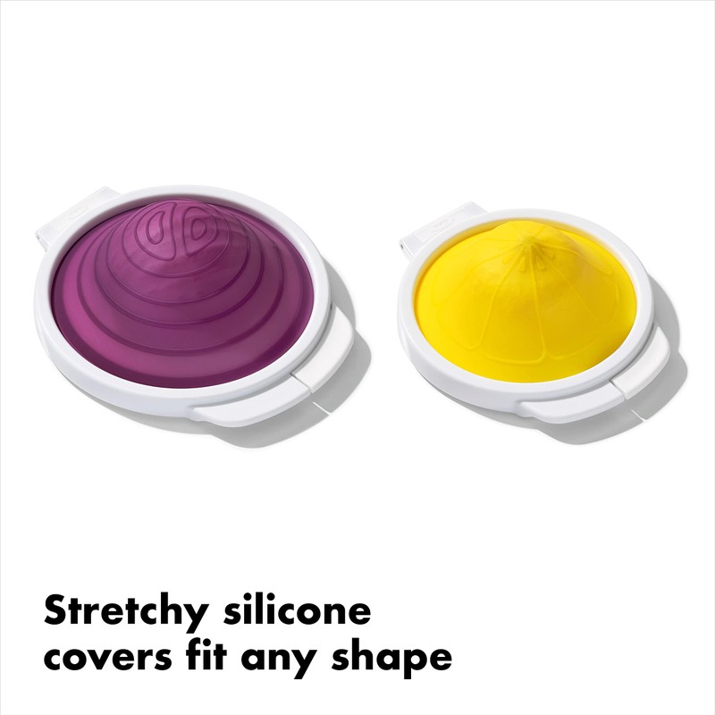 OXO Good Grips Cut & Keep Reusable Silicone Produce Saver