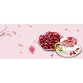 IntotheNature 玫瑰花 / 无硫磺 / Red Rose Bud Tea/ Aroma dry flowers tea 16oz