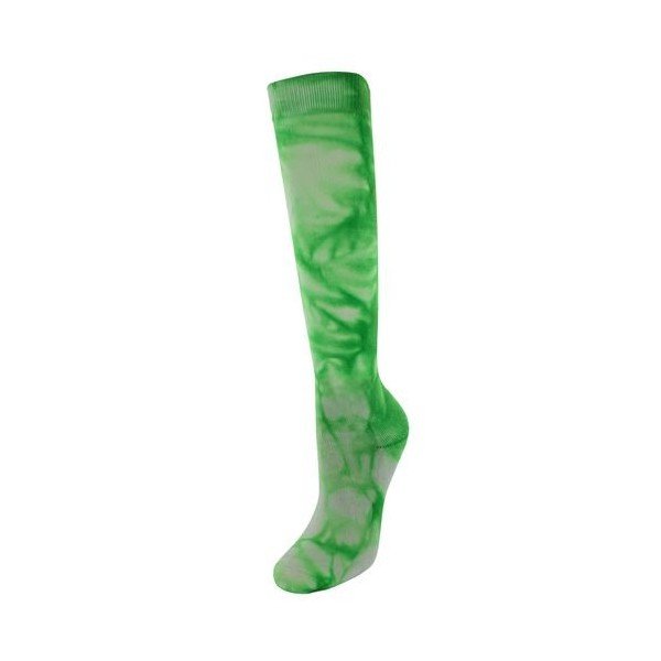 Sof Sole unisex child Sof Sole Girl's All Sport Team Athletic Performance Tie Dye Tube Socks, Neon Green, Shoe Size 0-4 US