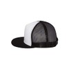 Yupoong Five-Panel Classic Trucker Cap - One Size - Black/White/Black