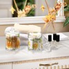 Tatenale Qtip Holder Bathroom Set Q tip Cotton Ball Swab