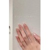 RosiFoxi Nails 24 Pieces Handmade Nail Tips, Medium Short, Oval,