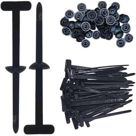 100pcs Nylon Universal Cable Tie Buckle – Heavy Duty Self-Locking Zip Ties With Pin & Button Design, Plastic Cable Ties Tool, UV Resistant Wire Ties for Car Daily Repair