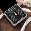 An Unsere Tochter Geschenk von Mama und Papa, Cubic Zirconia