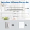ChimimeDecor 2Pcs RV Refrigerator Tension Rods 12.44-22.48 Inches RV Refrigerator