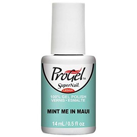 Supernail Progel Gel Polish, Mint Me In Maui, 0.5 Fluid Ounce