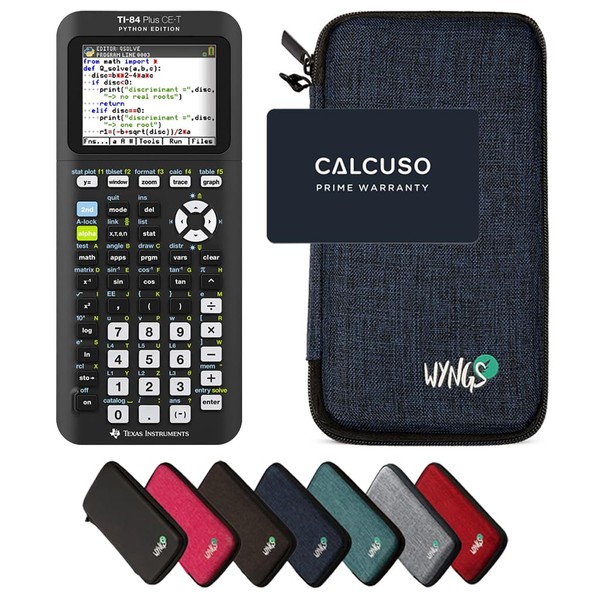 TEXAS INSTRUMENTS Calcuso TI 84 Plus CE-T Python Edition Graphing