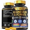Tenmido Pure Magnesium Glycinate Supplements - 4in1 with L-Theanine, Ashwagandha,