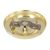 B&P Lamp® Brass Plated Steel Ceiling Light Canopy Plate Kit,