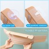 DOERDO Sink Water Splash Guard with 6Pcs Attached Sucker, Sink