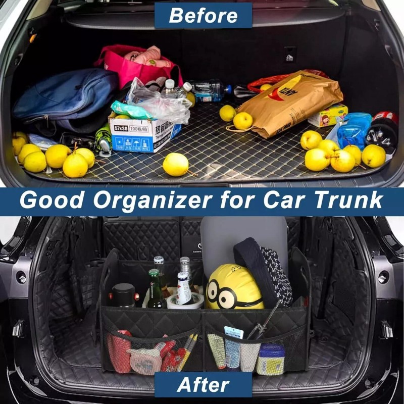 Car Trunk Backseat Organizer Collapsible Car Trunk Backseat Organizer Foldable