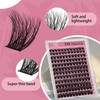 Mayhug Eyelash Extensions, 3D Fluffy Eyelash Extensions, 144 Pieces, False
