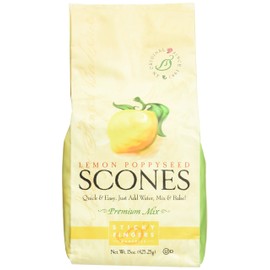 Sticky Fingers English Scone Mix Lemon Poppyseed 15oz