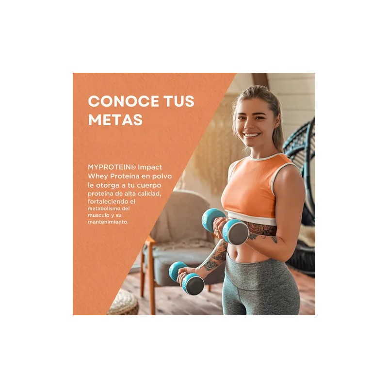 Suplemento en polvo Myprotein Pre entrenamiento sabor malteada de fresa