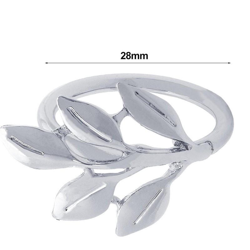 6PCS Napkin Rings Metal Napkin Holders for Wedding Party Dinner
